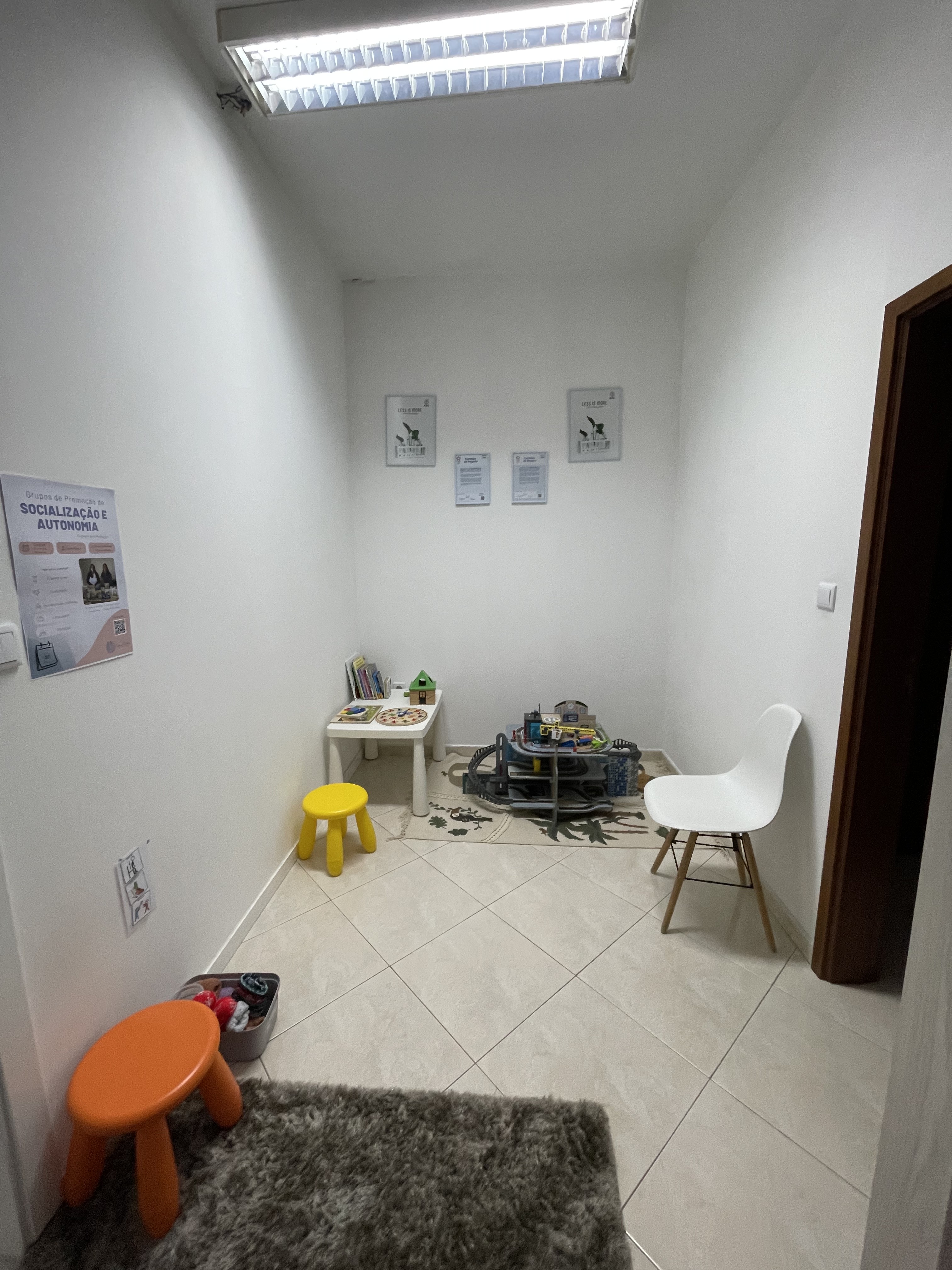 Materiais e ambiente do Espaço Evoluir